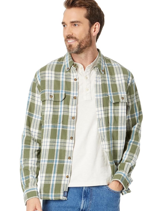 L.L. Bean Other - L.L.Bean 1912 Field Flannel Plaid Shirt Slightly Fitted Deep Olive XXL NWT